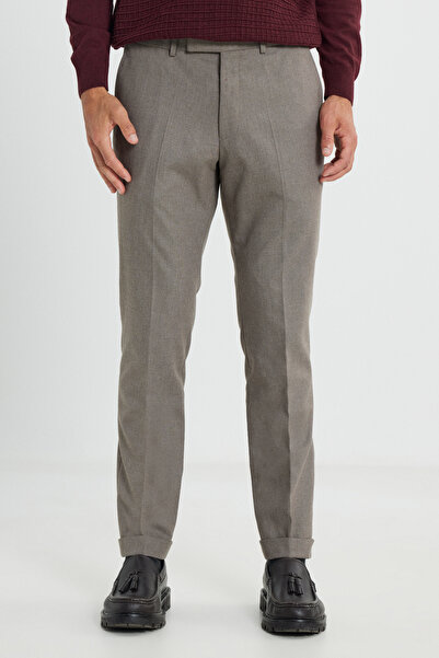 ALTINYILDIZ CLASSICS Ανδρικό παντελόνι Vizon Slim Fit με λεπτή εφαρμογή, κρυφ...