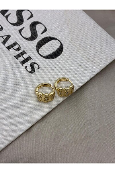 Hedef Bijuteri Xuping Gold Color Honeycomb Model Special Design Earrings