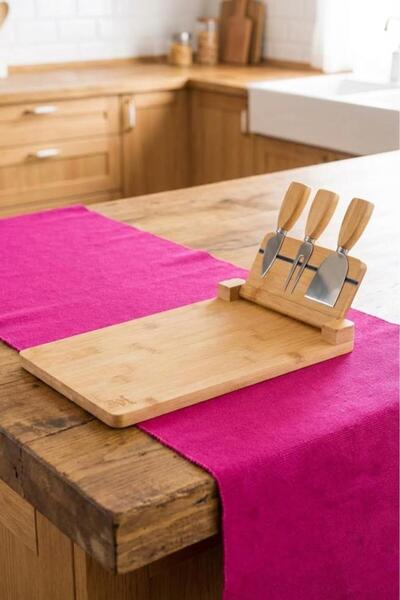 Bambum Castello - 4 Parça Peynir Servis Seti