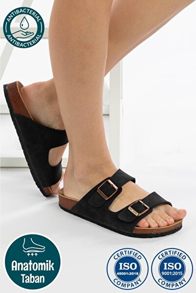 Roy Jones Unisex Ορθοπεδική Σόλα Comfort Μοντέλο Παντόφλες Διπλή Πόρπη με Πόρ...