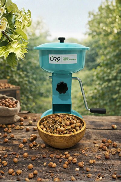 urg Practical Home Type Metal Hazelnut and Walnut Cracking Machine Turquoise