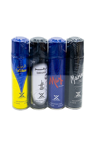 X Creation إكس-كريشن أسيتيد دي إي أو 150 مل (4 قطع)