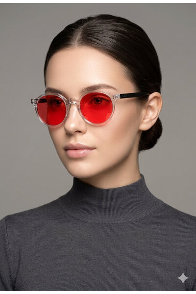 SEBU SUGLASSES Pollinis C102P-Red Unisex Mavi Işık Filtreli Terapatik Gözlük