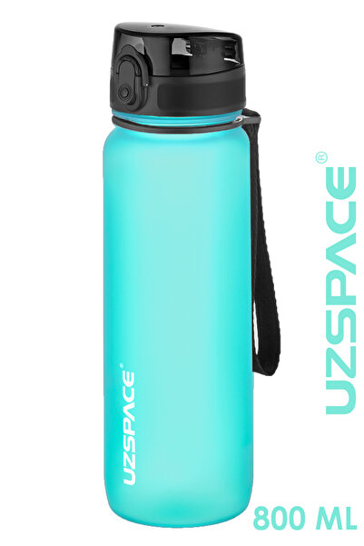 Uzspace 800 مل حجم جديد 25 سم زجاجة مياه تريتان خالية من مادة BPA لا تسرب الر...