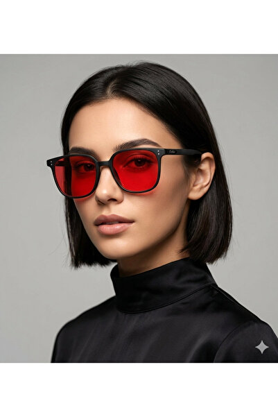 SEBU SUGLASSES Solis C101M-Red Unisex Mavi Işık Filtreli Terapatik Gözlük