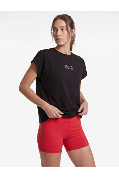 Koton Tricou sport imprimat, fără mâneci, cu decolteu rotund, cu potrivire co...