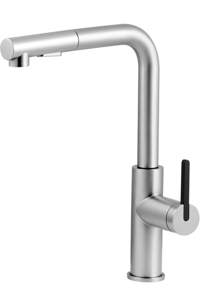 DEANTE Momi Spiral Kitchen Faucet – Pull-Out and Swivel Spout, Quiet Flow, Br...