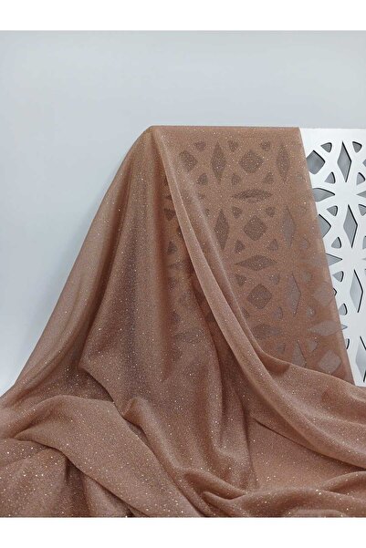 ünsal tekstil Simli Tül Kumaş (Likralı)