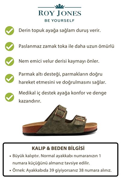 Roy Jones Унісекс ортопедичні тапочки з комфортною підошвою, з двома ремінцям...