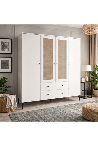 VENATTO Trio 4 Kapılı Dolap(%100MDF)