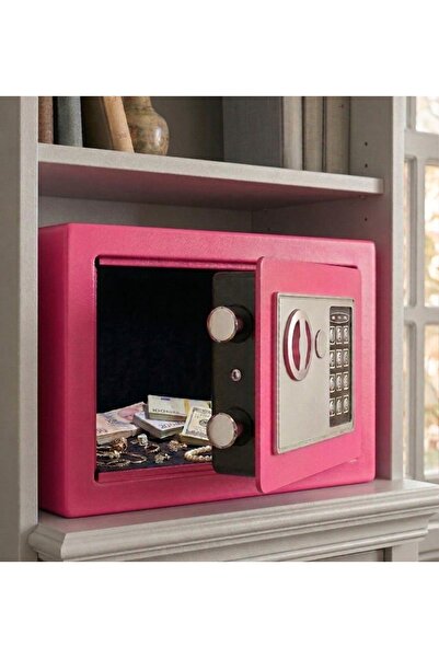 Closter C17pk Ev Tipi Çelik Para Kasası 17x23x17 Cm Pembe