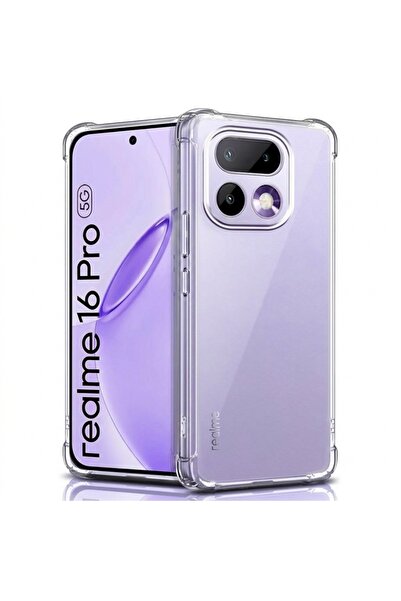 SKYDDAR INNOVATION Carcasă pentru Realme 16 Pro, silicon transparent rezisten...