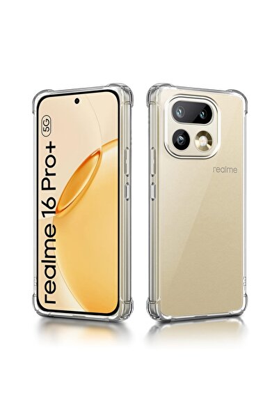 SKYDDAR INNOVATION Carcasă pentru Realme 16 Pro+, silicon transparent reziste...