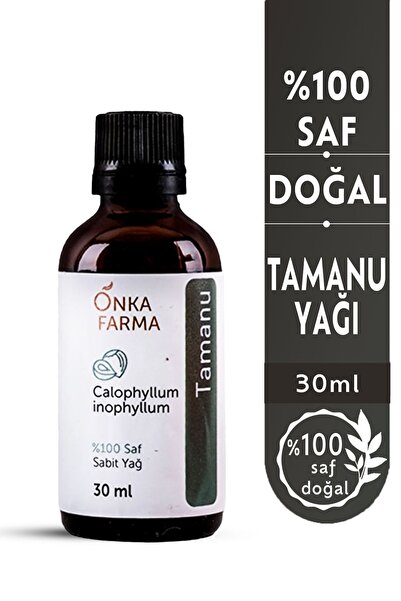 OnkaFarma Onka Farma Tamanu Yağı - %100 Saf Doğal Soğuk Sıkım - 30 ml