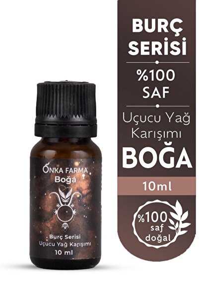 OnkaFarma Onka Farma Boğa Burcu Uçucu Yağ Karışımı 10 ml - Burç Serisi Aromat...