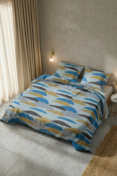 Menderes Home Комплект спално бельо от памук за двойно легло Adalar