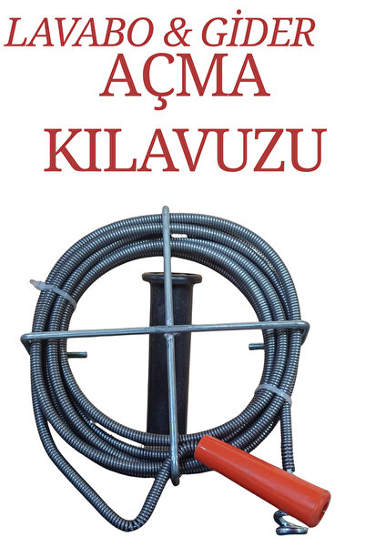 KAYRA LEATHER CRAFT 15 M Pratik Lavabo Gider Açıcı Banyo Evye Klozet Açma Tel...