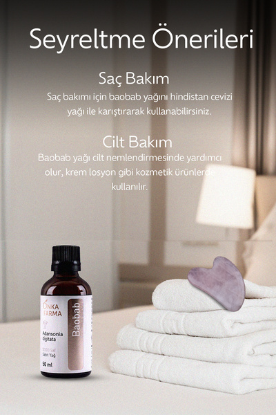 OnkaFarma %100 Saf Baobab Yağı  50 ml