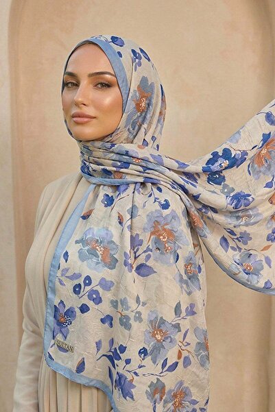 Sultan Eşarp Σάλι από μπαμπού με σχέδιο Sultan - Μοντέλο Απρίλιος - DK01-08