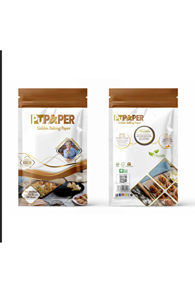 PuPaper ورق خبز سويسري 18 ورقة مقاس 40 × 50 سم مقاس كبير ٤ عبوات - قابل لإعاد...