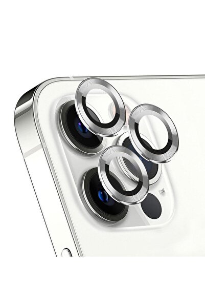 iPhone 15 Pro / 15 Pro Max Lens Camera Protector SİLVER