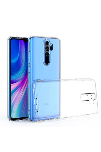 bzontech Xiamio Redmi Note 8 Pro İle Uyumlu Kılıf Şeffaf Kamera Korumalı 3D