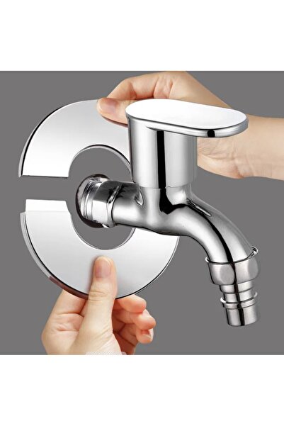 KURBE 14 x 6 cm Paslanmaz Çelik Sonradan Takılabilir Kendinden yapışkanlı Hor...