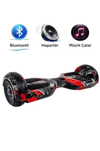 RYDER STAR Elektrikli Kaykay Scooter Hoverboard 6.5 Inch Bluetooth Hoparlörlü...
