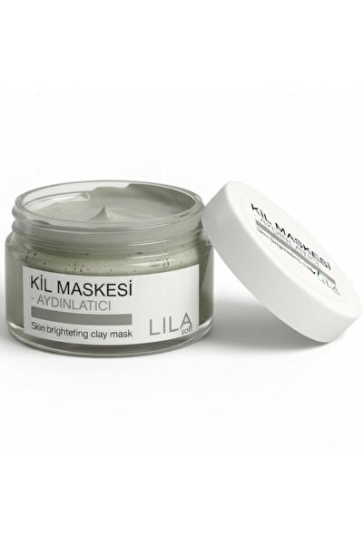 Lila Soft Saf Kil Akne Ve Siyah Nokta Karşıtı , Gözenek Sıkılaştırıcı Kil Mas...