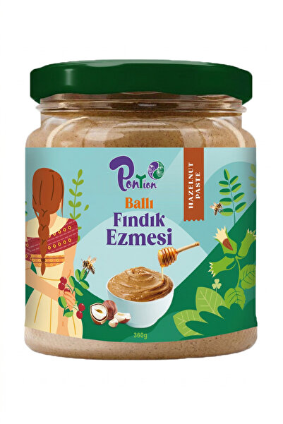 Ballı Fındık Ezmesi – %90 Fındık, %10 Ham Bal – 360 gr