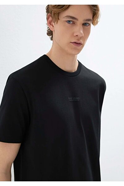 Mavi M0613348 Traperice T-shirt sa printom Muška majica CRNA