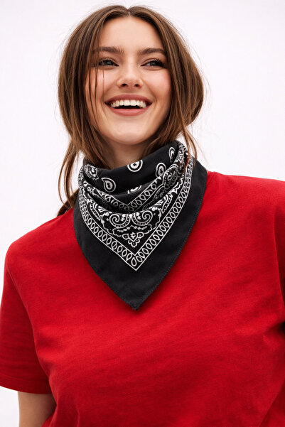 Wega Moda Women's Ethnic Patterned 100% Cotton Bandana Scarf Multi-Purpose Ha...