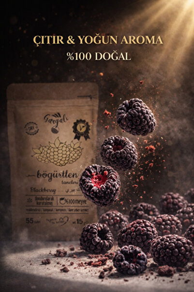 gargalı Böğürtlen - Dondurularak Kurutulmuş Meyve Cipsi - Üretici Firmadan Bö...