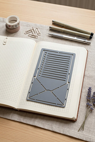 Karmelom Studio Χάρακας με θέμα το φάκελο σημειώσεων και επιστολών Bullet Jou...