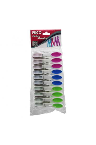 Go İthalat 120 ΤΕΜΑΧΙΑ ΠΟΛΥΧΡΩΜΑ ΠΛΑΣΤΙΚΑ ΚΛΙΠ ΣΙΛΙΚΟΝΗΣ ΤΥΠΟΥ PUSH-OPEN ΛΕΥΚ...