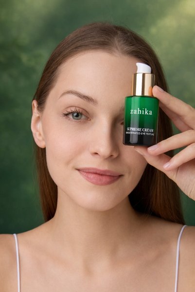 Zahika Supreme Eye Cream |   Intensive Firming & Anti-Aging Eye Contour Cream |   Peptide + Collagen