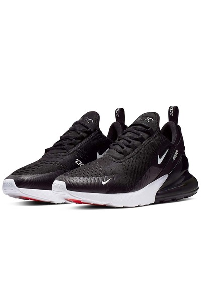 Nike Air Max 270 HJ3222 AH8050 Sneaker Unisex Spor Ayakkabı SİYAH-BEYAZ