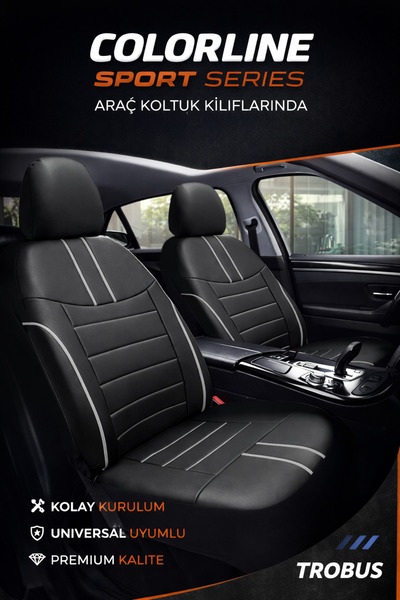 TROBUS غطاء مقعد سيارة أوبل فيكترا 2002-2009 متوافق مع كولورلاين سبورت من الج...