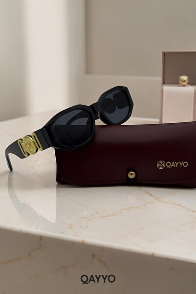 QAYYO Accessories Oriens Ve4361gb18753 Kadın Siyah Uv400 Korumalı Güneş Gözlüğü