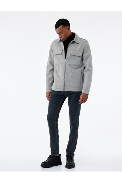 Koton Cotton Pocketed Regular Waist Skinny Fit Jean Trousers - Michael Jean