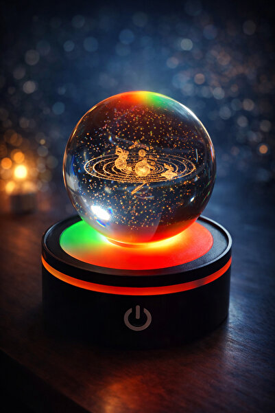 Generic KRİSTAL KÜRE GECE LAMBASI