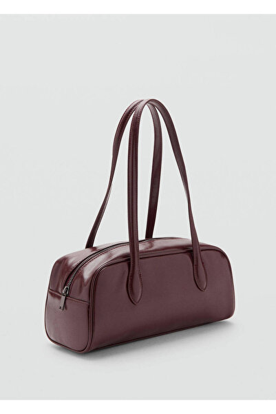 Mango Teen Deri görünümlü bowling çanta