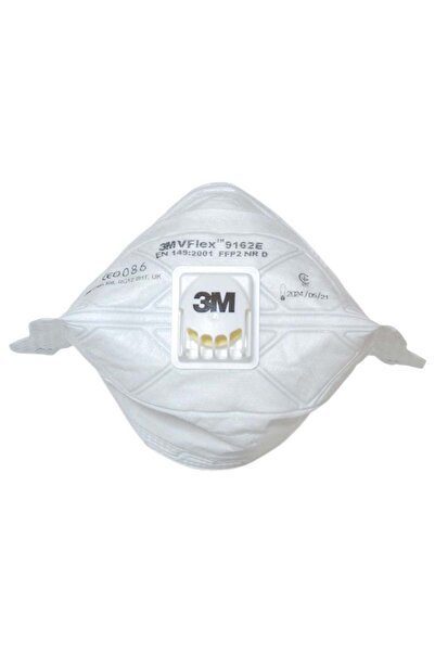 3M ™ Vflex™ 9162E FFP2 Ventilli Maske - 10 Adet