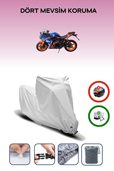 Breen Falcon FR-177 Motorcycle Tarpaulin - Lock Compatible, Safe and Waterpro...