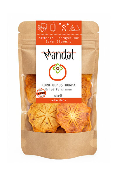 Mandal Dried Paradise Persimmon (Trabzon Persimmon) 150 Grams of Dried Persim...