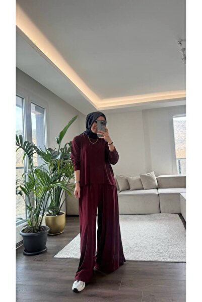 My City 5712 - Κομψό και άνετο γυναικείο σετ μπλούζας και παντελονιού Απαλής ...