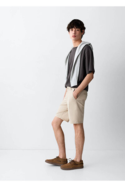 Mango Teen Pamuklu bermuda şort