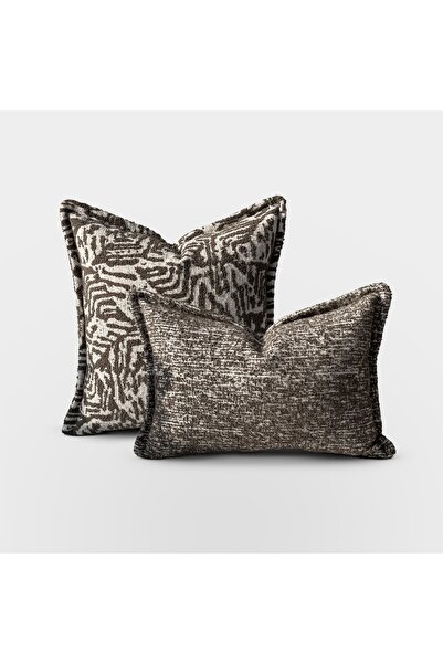 Lidoma Home  "Sand & Mocha " Διακοσμητικό Σετ Θήκη διακοσμητικού μαξιλαριού τ...