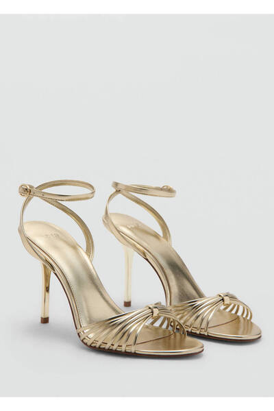 MANGO Woman Bantlı topuklu sandalet