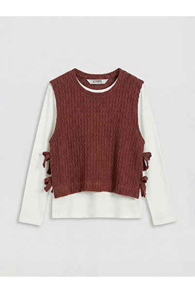 LC Waikiki I Zero Roba Collar Girl's Knitwear Sweater and T-Shirt from Freeze...